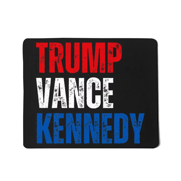 Trump Vance Kennedy Presidential Campaign Flag Usa 2024 Mousepad