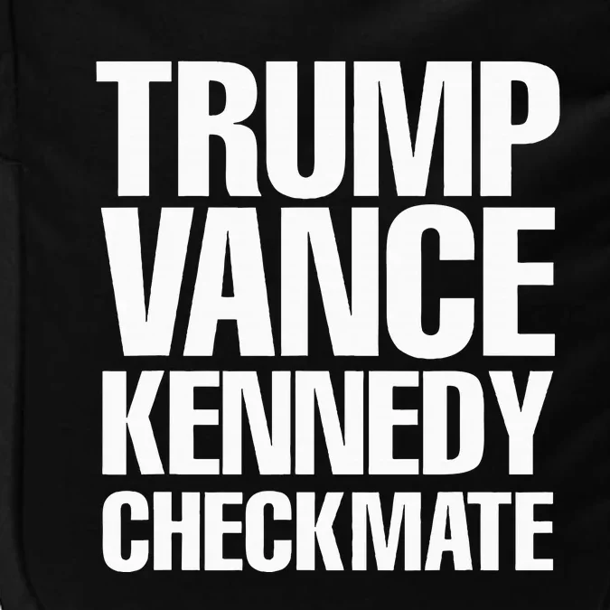 Trump Vance Kennedy Checkmate 2024 Election Republican Impact Tech Backpack