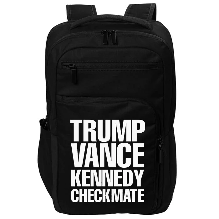 Trump Vance Kennedy Checkmate 2024 Election Republican Impact Tech Backpack