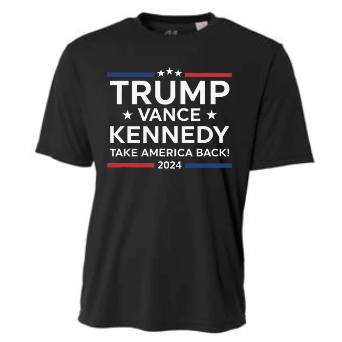 Trump Vance Kennedy Take America Back 2024 President Cooling Performance Crew T-Shirt