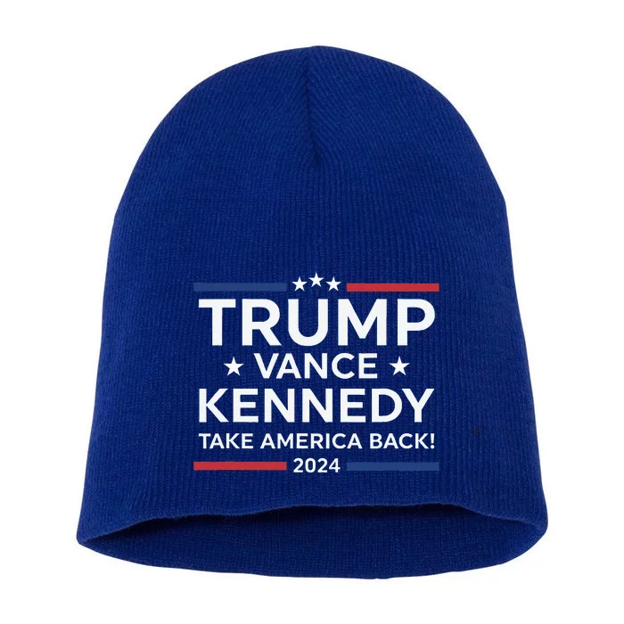 Trump Vance Kennedy Take America Back 2024 President Short Acrylic Beanie