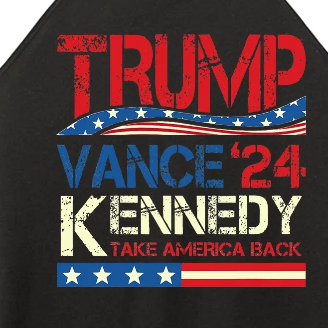 Trump Vance Kennedy Take America Back 2024 Election Women’s Perfect Tri Rocker Tank