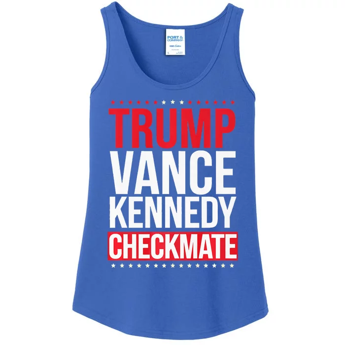 Trump Vance Kennedy Checkmate Trump For President 2024 Ladies Essential Tank