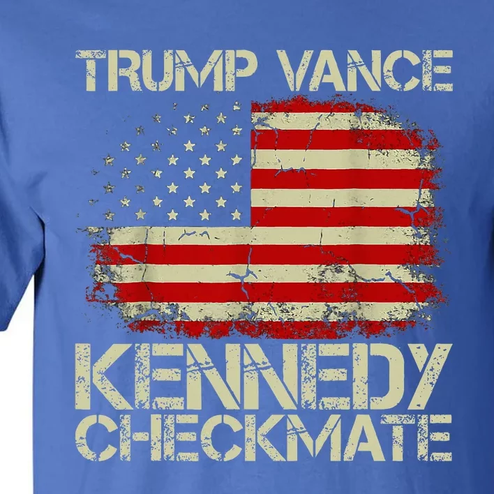 Trump Vance Kennedy Checkmate Tall T-Shirt