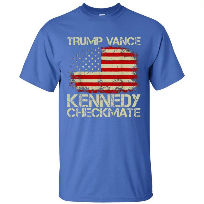 Trump Vance Kennedy Checkmate Tall T-Shirt