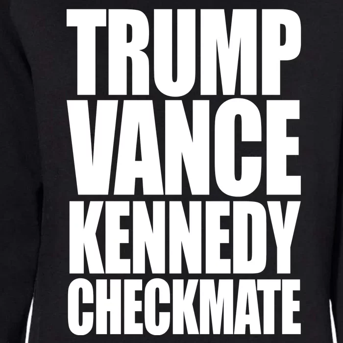 Trump Vance Kennedy Checkmate 2024 Election Republican Womens California Wash Sweatshirt