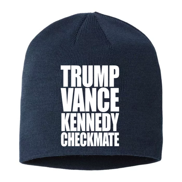 Trump Vance Kennedy Checkmate 2024 Election Republican 8 1/2in Sustainable Knit Beanie