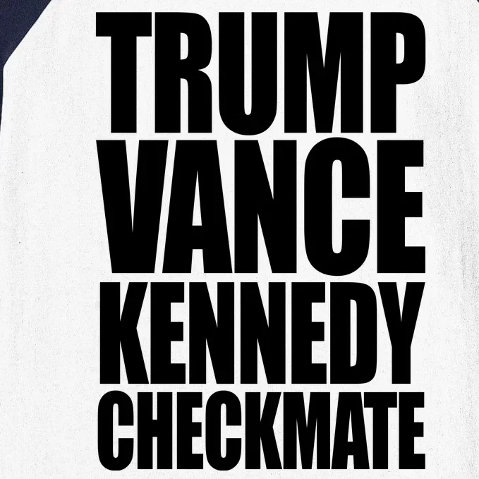 Trump Vance Kennedy Checkmate 2024 Election Republican Baseball Sleeve Shirt