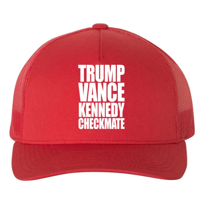 Trump Vance Kennedy Checkmate 2024 Election Republican Yupoong Adult 5-Panel Trucker Hat