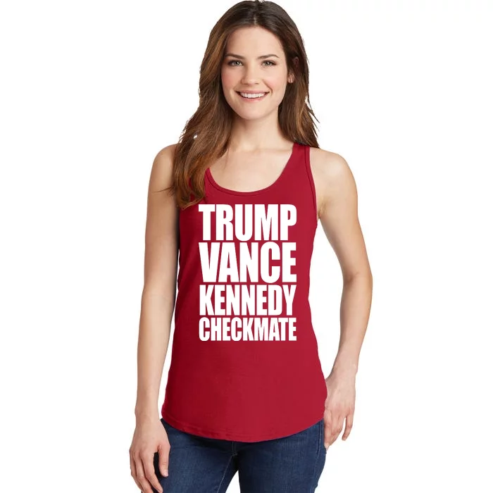 Trump Vance Kennedy Checkmate 2024 Election Republican Ladies Essential Tank