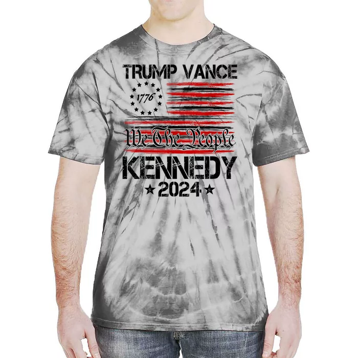 Trump Vance Kennedy President 2024 Election Republican Tie-Dye T-Shirt