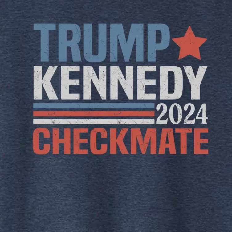 Trump Vance Kennedy Checkmate 2024 Election Republican Women's Crop Top Tee