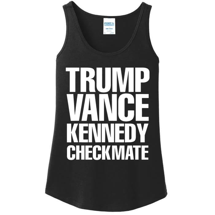 Trump Vance Kennedy Checkmate 2024 Election Republican Ladies Essential Tank