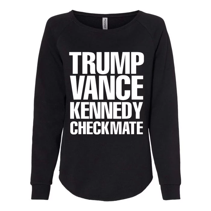 Trump Vance Kennedy Checkmate 2024 Election Republican Womens California Wash Sweatshirt