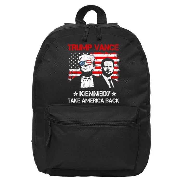 Trump Vance Kennedy Take America Back 2024 16 in Basic Backpack