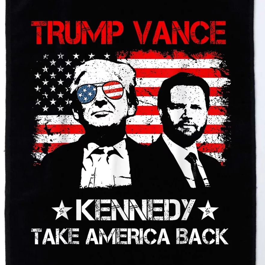 Trump Vance Kennedy Take America Back 2024 Platinum Collection Golf Towel