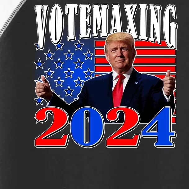 Trump Vote Maxing 2024 Election Toddler Fine Jersey T-Shirt