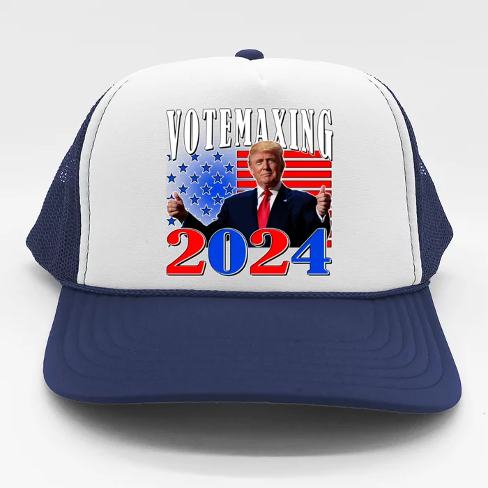 Trump Vote Maxing 2024 Election Trucker Hat