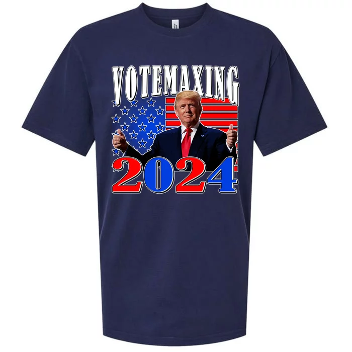 Trump Vote Maxing 2024 Election Sueded Cloud Jersey T-Shirt