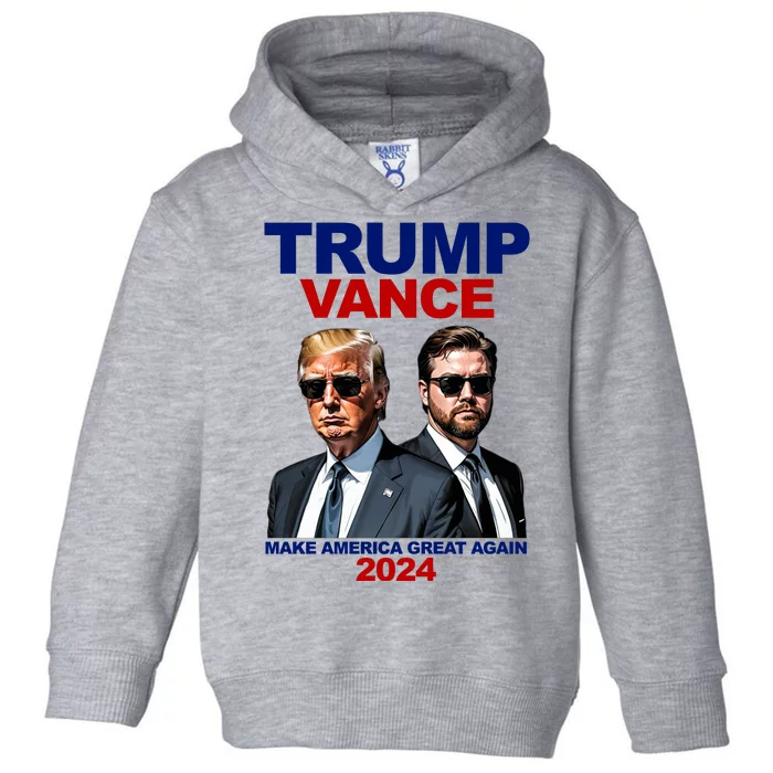 Trump Vance Make America Great Again 2024 Republican Toddler Hoodie