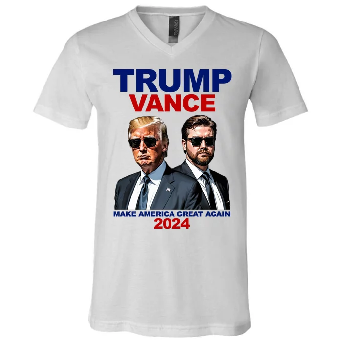 Trump Vance Make America Great Again 2024 Republican V-Neck T-Shirt