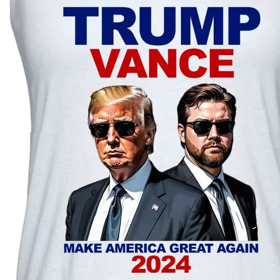 Trump Vance Make America Great Again 2024 Republican Ladies Essential Flowy Tank