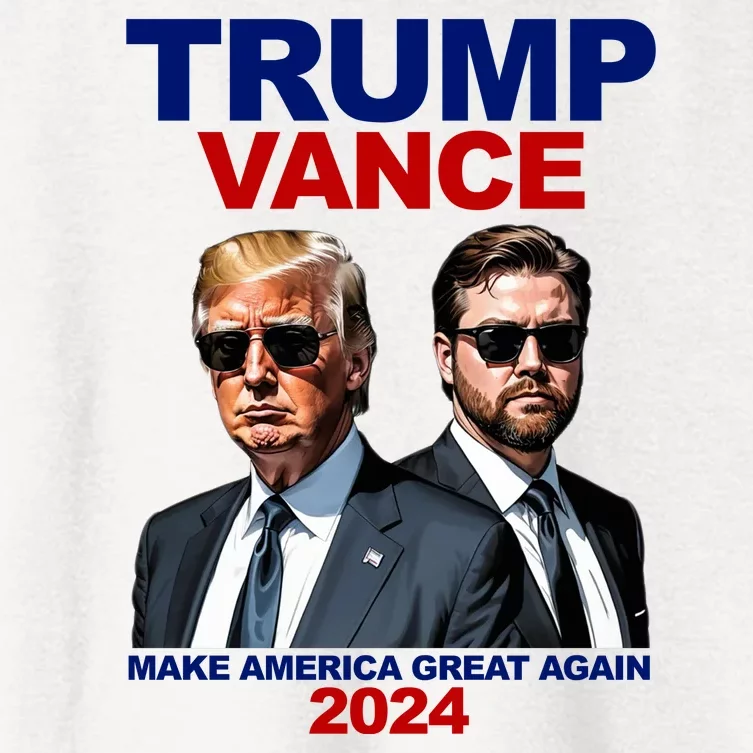 Trump Vance Make America Great Again 2024 Republican Women's Crop Top Tee