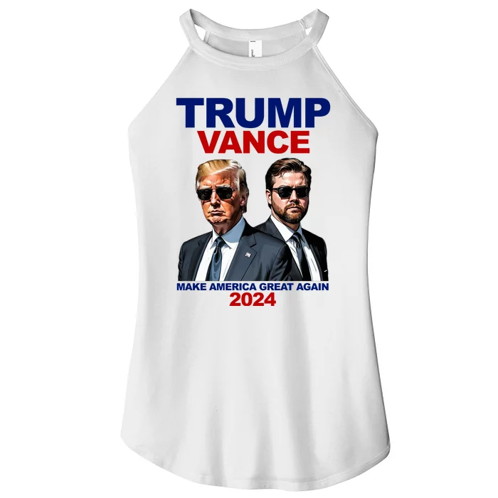 Trump Vance Make America Great Again 2024 Republican Women’s Perfect Tri Rocker Tank