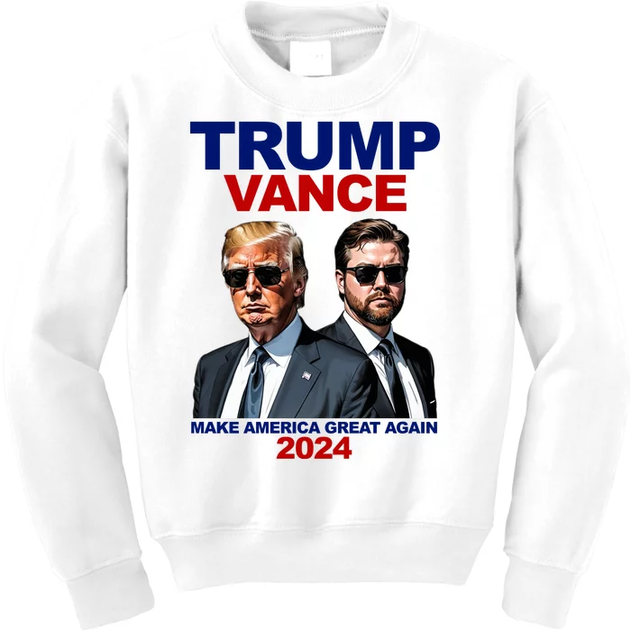 Trump Vance Make America Great Again 2024 Republican Kids Sweatshirt