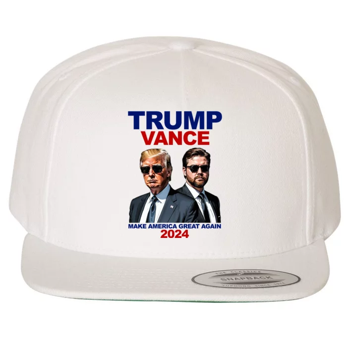 Trump Vance Make America Great Again 2024 Republican Wool Snapback Cap