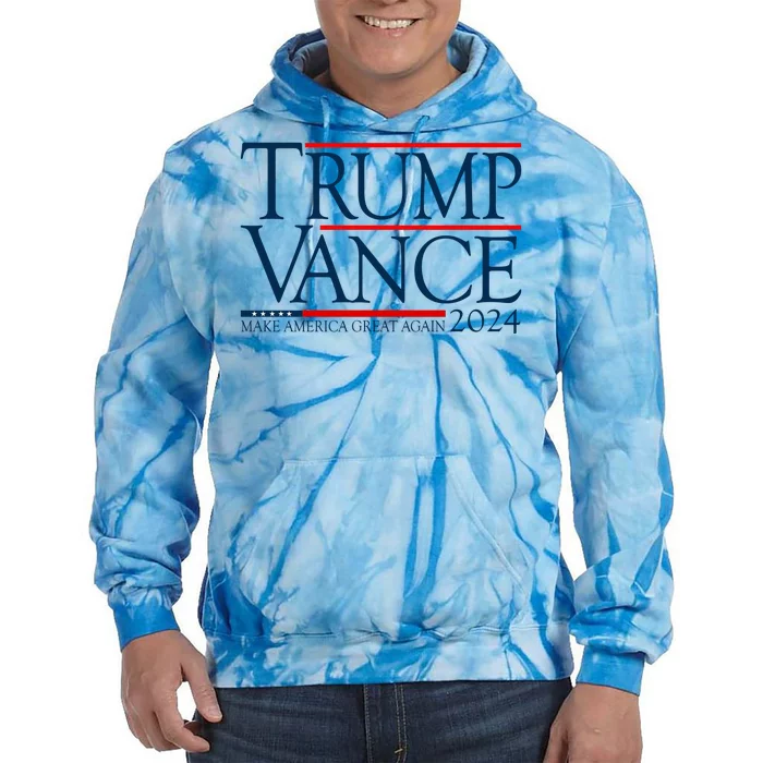 Trump Vance Make America Great Again 2024 Election Tie Dye Hoodie