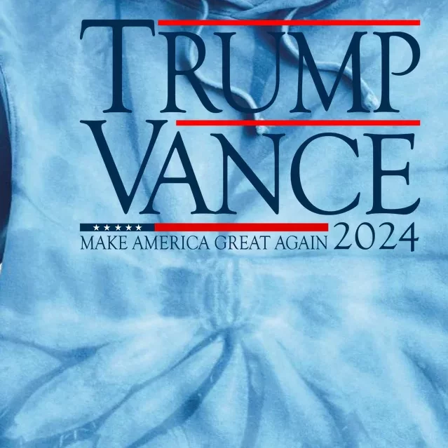 Trump Vance Make America Great Again 2024 Election Tie Dye Hoodie