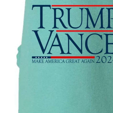 Trump Vance Make America Great Again 2024 Election Doggie 3-End Fleece Hoodie