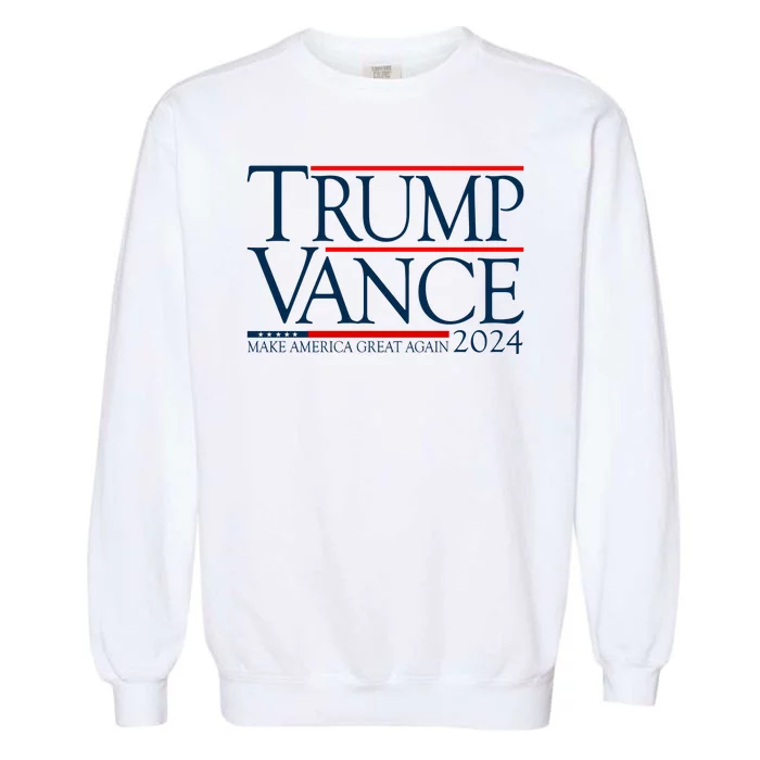 Trump Vance Make America Great Again 2024 Election Garment-Dyed Sweatshirt