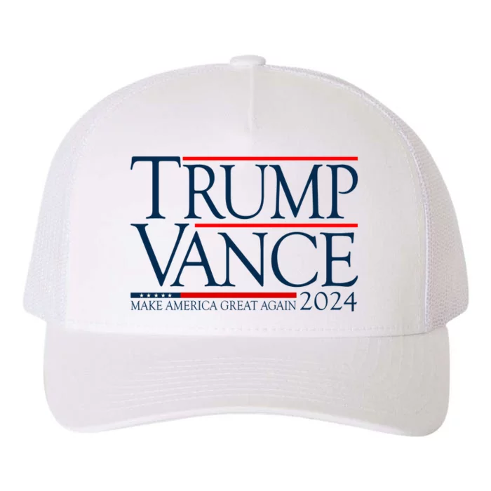 Trump Vance Make America Great Again 2024 Election Yupoong Adult 5-Panel Trucker Hat