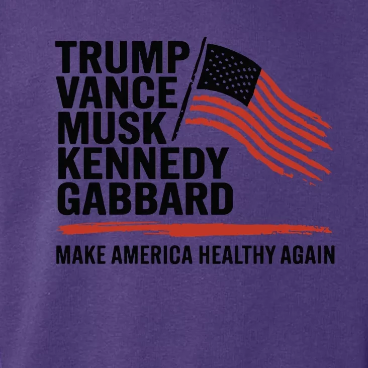 Trump Vance Musk Kennedy Gabbard 2024 Toddler Hoodie