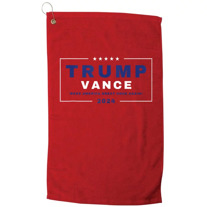 Trump Vance Make America Great Once Again Platinum Collection Golf Towel