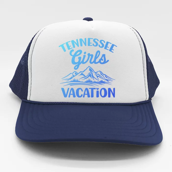 Tennessee Vacation Mountain Memories Vacation Gift Trucker Hat