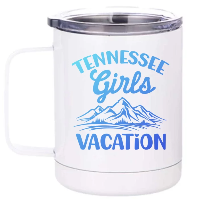 Tennessee Vacation Mountain Memories Vacation Gift Front & Back 12oz Stainless Steel Tumbler Cup