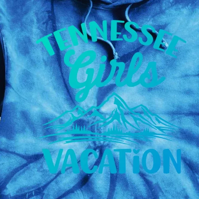 Tennessee Vacation Mountain Memories Vacation Gift Tie Dye Hoodie