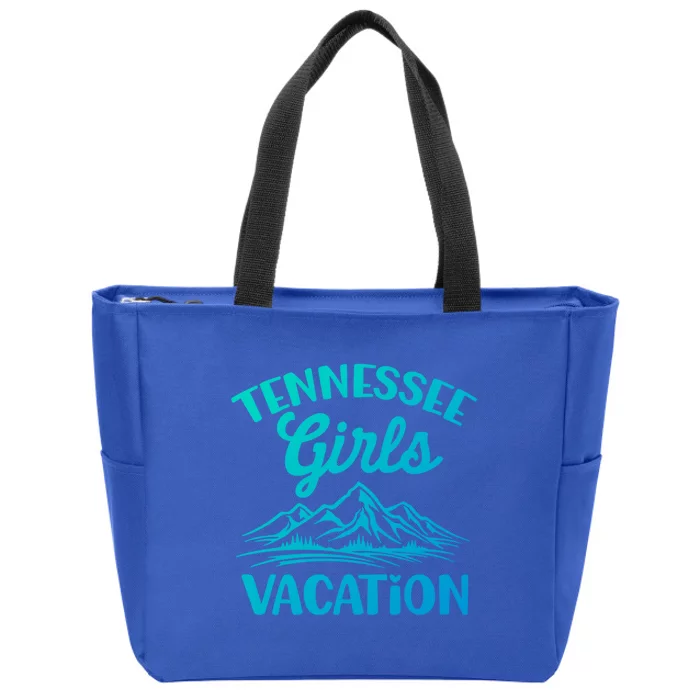 Tennessee Vacation Mountain Memories Vacation Gift Zip Tote Bag