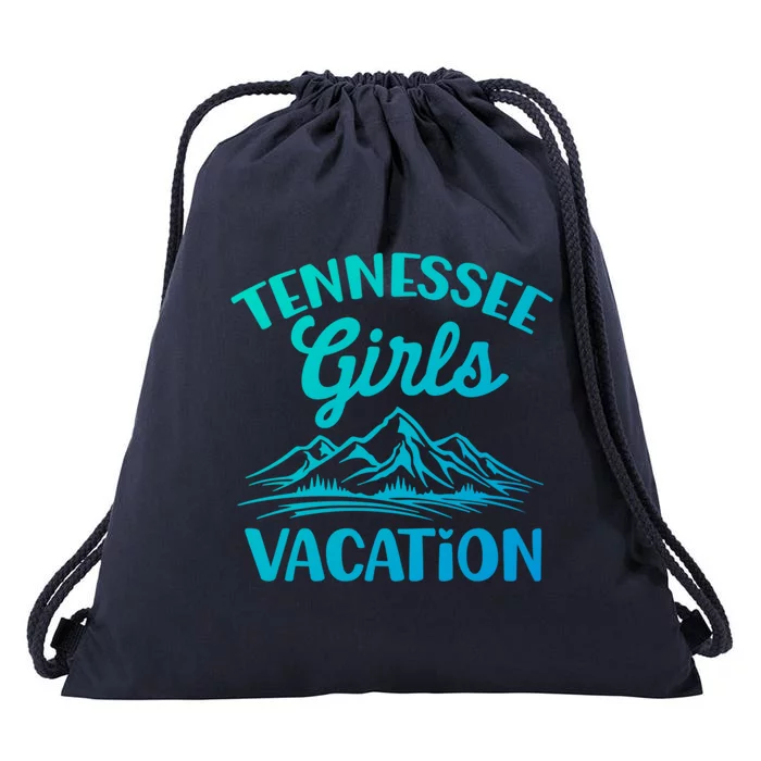 Tennessee Vacation Mountain Memories Vacation Gift Drawstring Bag