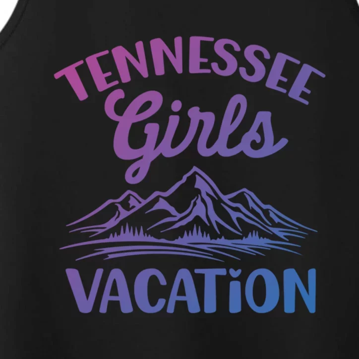 Tennessee Vacation Mountain Memories Vacation Gift Performance Tank