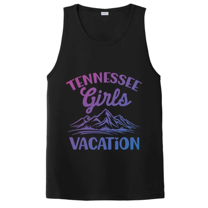 Tennessee Vacation Mountain Memories Vacation Gift Performance Tank