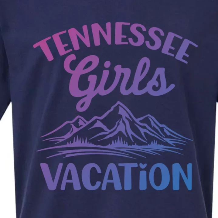 Tennessee Vacation Mountain Memories Vacation Gift Sueded Cloud Jersey T-Shirt