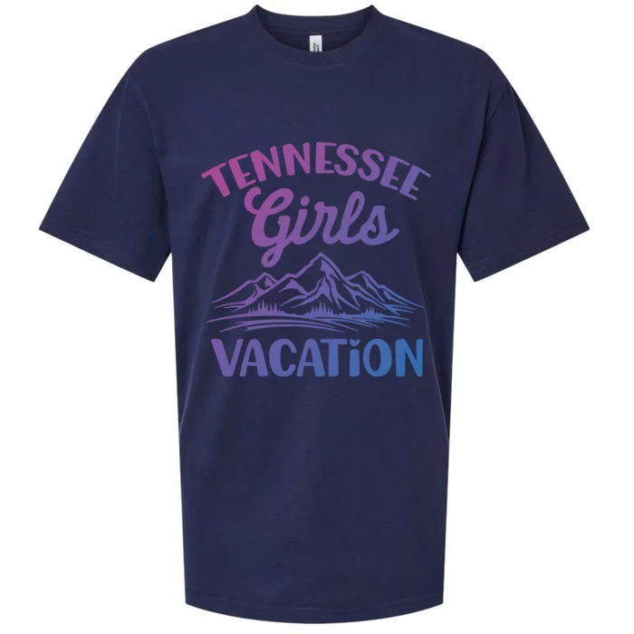 Tennessee Vacation Mountain Memories Vacation Gift Sueded Cloud Jersey T-Shirt