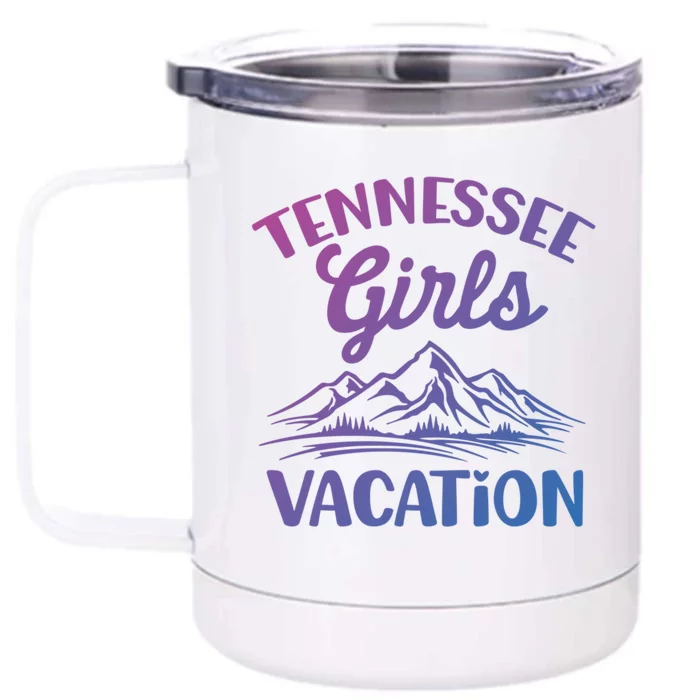 Tennessee Vacation Mountain Memories Vacation Gift Front & Back 12oz Stainless Steel Tumbler Cup