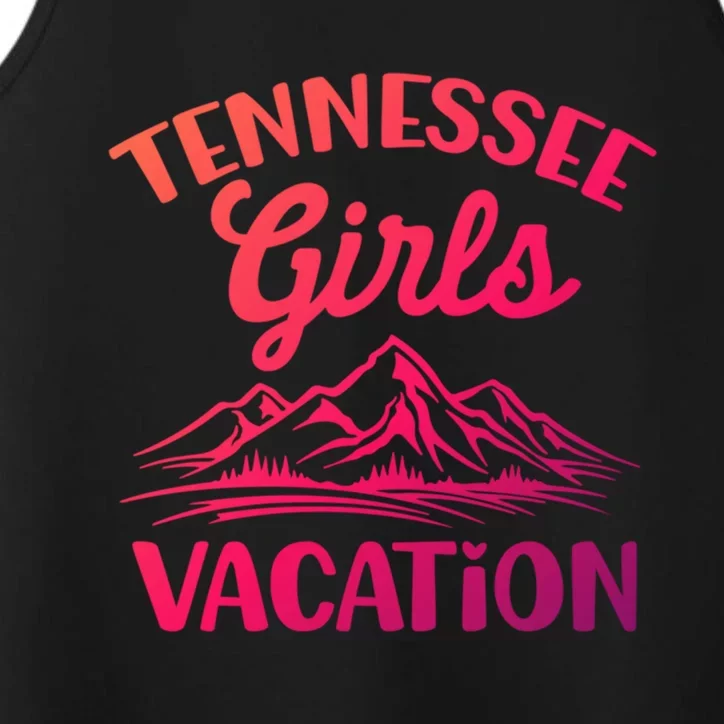 Tennessee Vacation Mountain Memories Vacation Gift Performance Tank