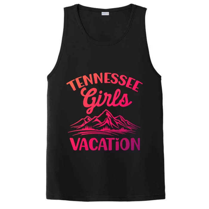 Tennessee Vacation Mountain Memories Vacation Gift Performance Tank