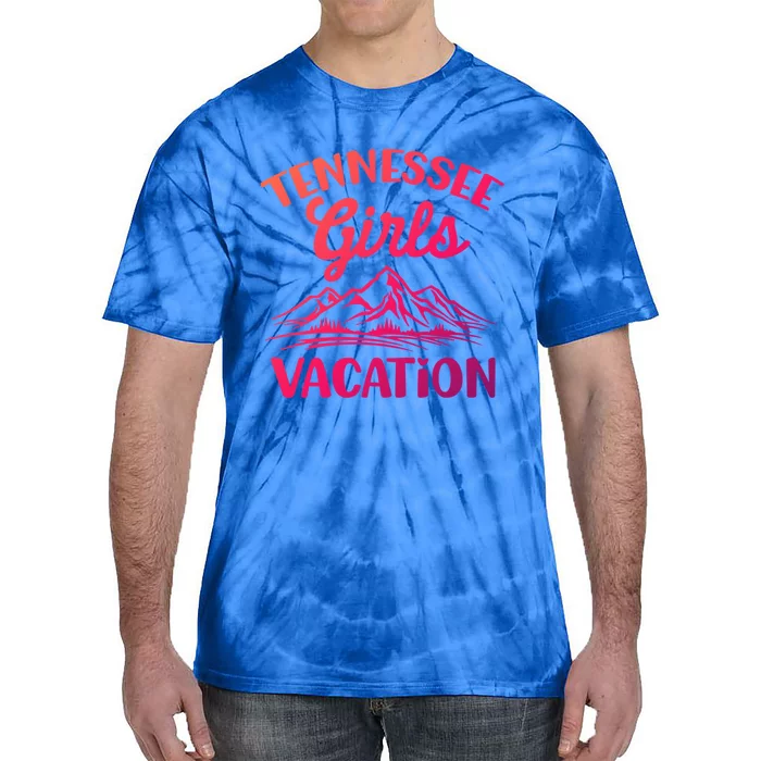 Tennessee Vacation Mountain Memories Vacation Gift Tie-Dye T-Shirt